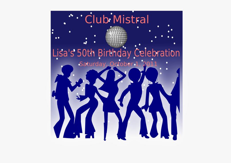 Disco Clip Art, Transparent Clipart