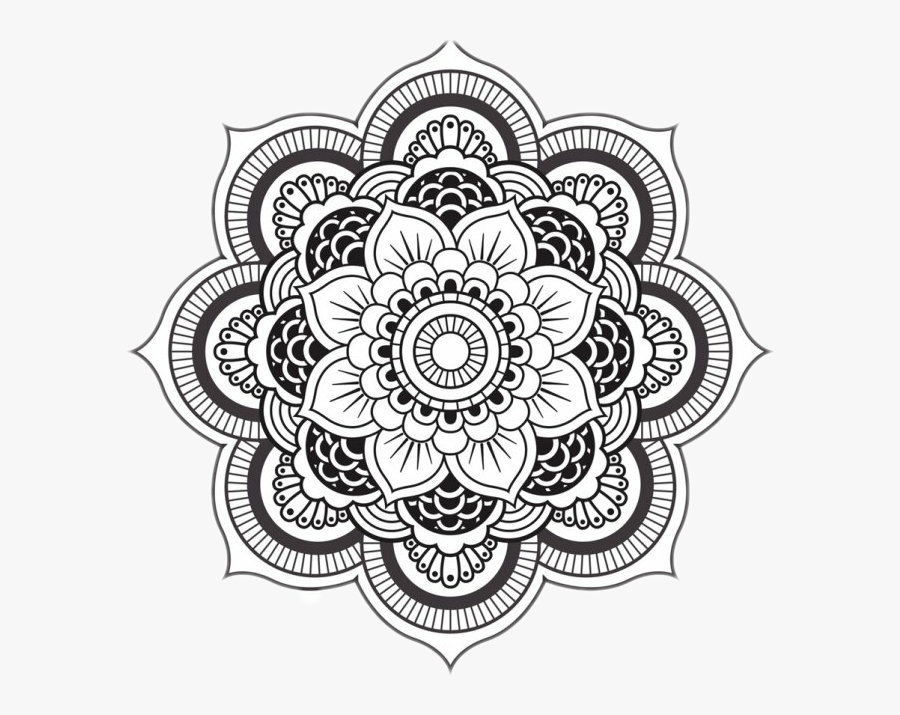 Transparent Mandalas Png - Mandala Clip Art, Transparent Clipart