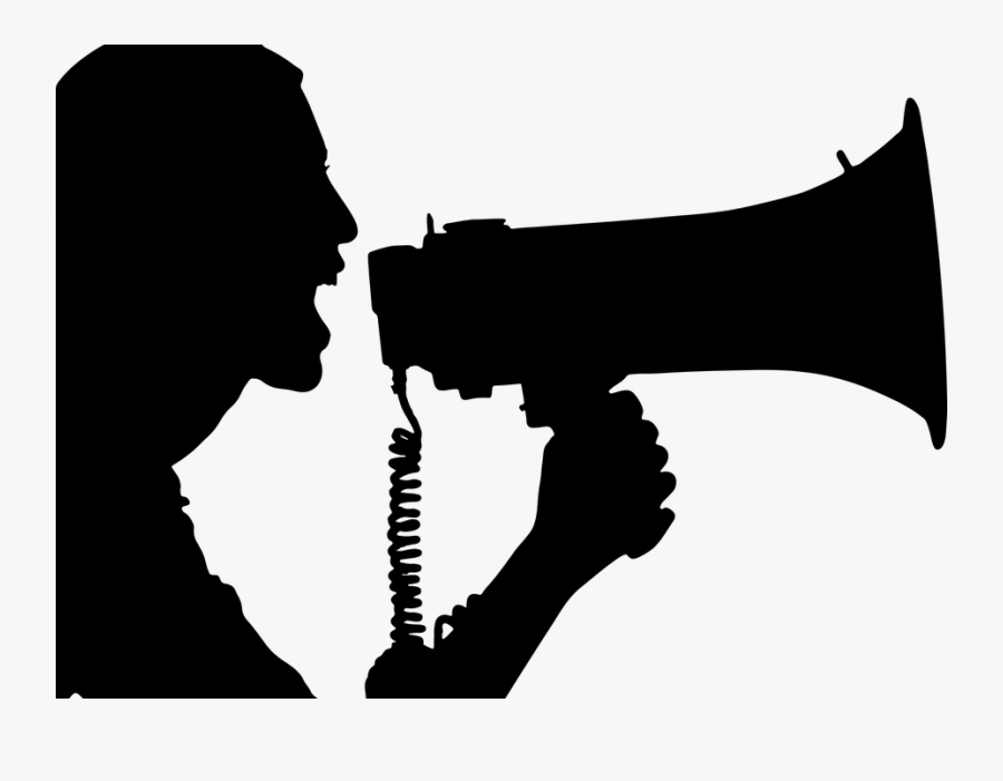 What Your Personal Trainer Might Be Doing Wrong - Woman With Megaphone Silhouette, Transparent Clipart