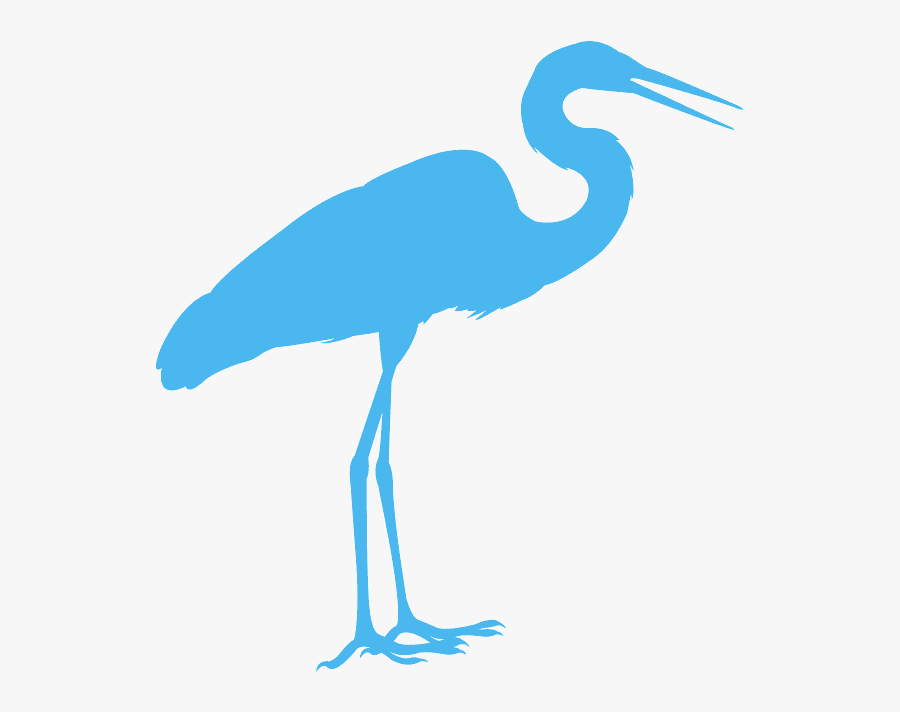Blue Heron Clipart, Transparent Clipart