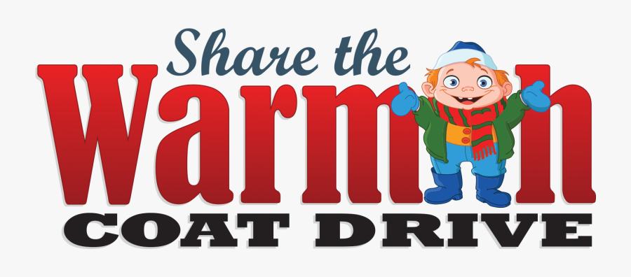 Warmth Clipart Coat Drive - Cartoon, Transparent Clipart