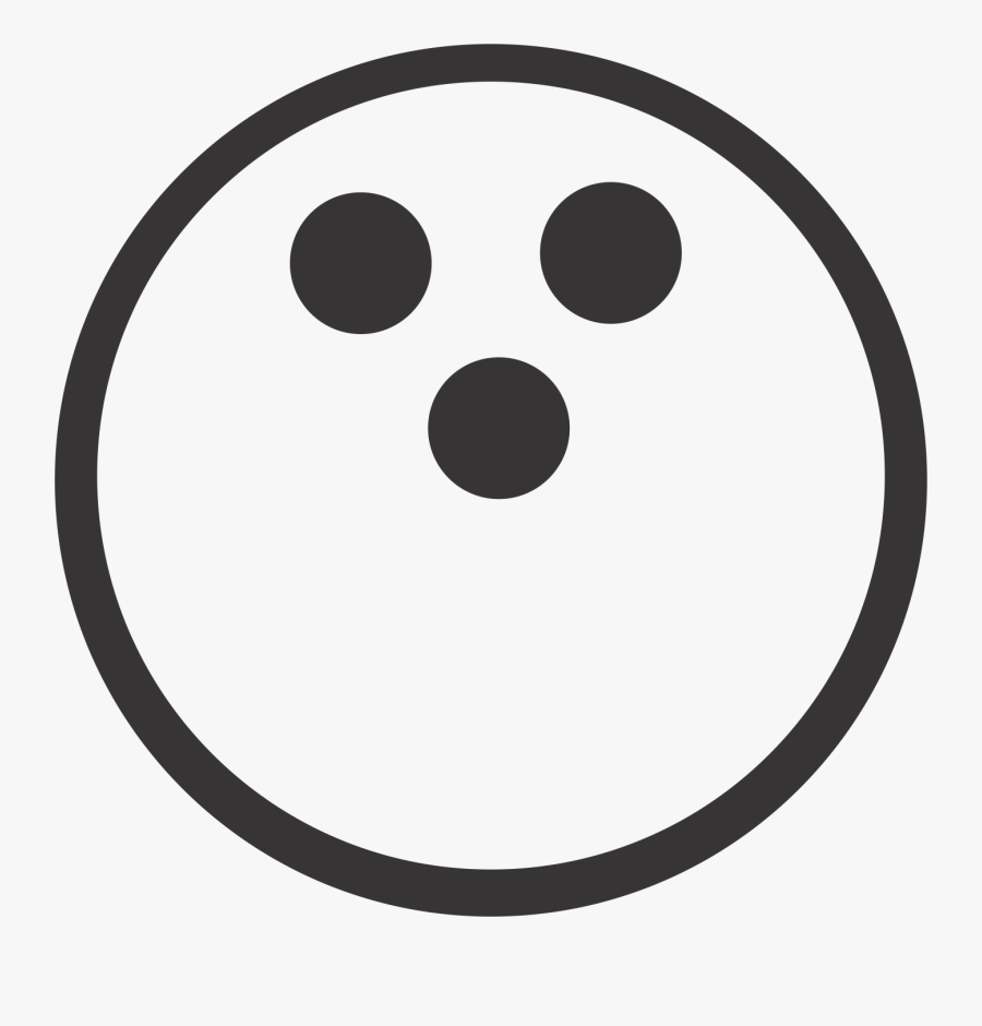 Bowling Ball - Circle, Transparent Clipart