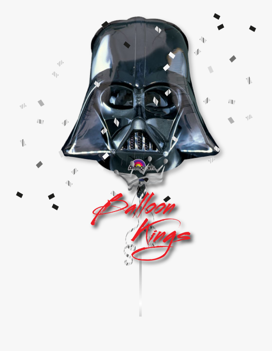 Transparent Darth Vader Clipart Free - Фольгированные Шары Звездные Войны, Transparent Clipart