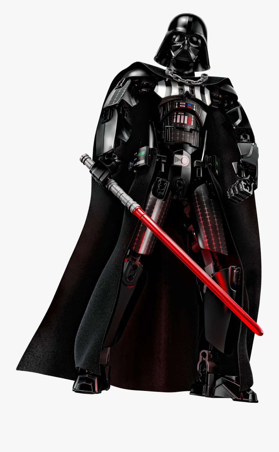 Transparent Darth Vader Transparent Png - Lego Darth Vader Buildable Figure 2018, Transparent Clipart