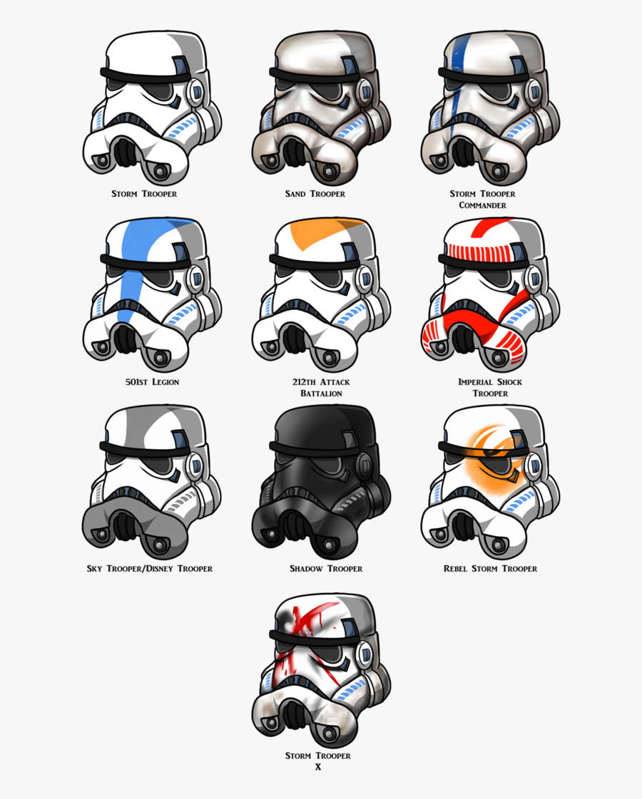 Stormtrooper Helmet Clipart - Color Stormtrooper Helmet, Transparent Clipart