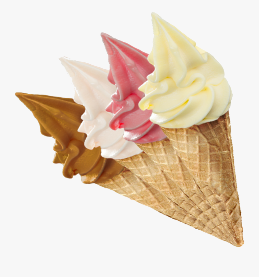 Ice Cream On Cone Png, Transparent Clipart