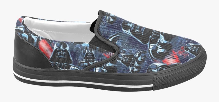 Darth Vader Mask On Dark Paint Stains Women"s Unusual - Sneakers, Transparent Clipart