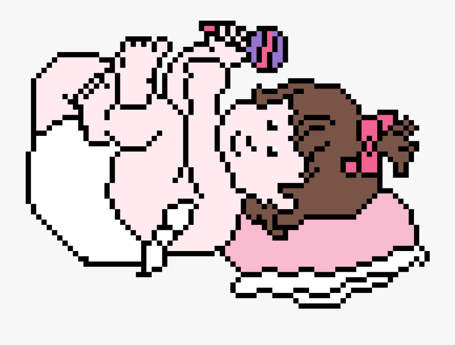 Baby Girl Holding Rattle , Transparent Cartoons, Transparent Clipart