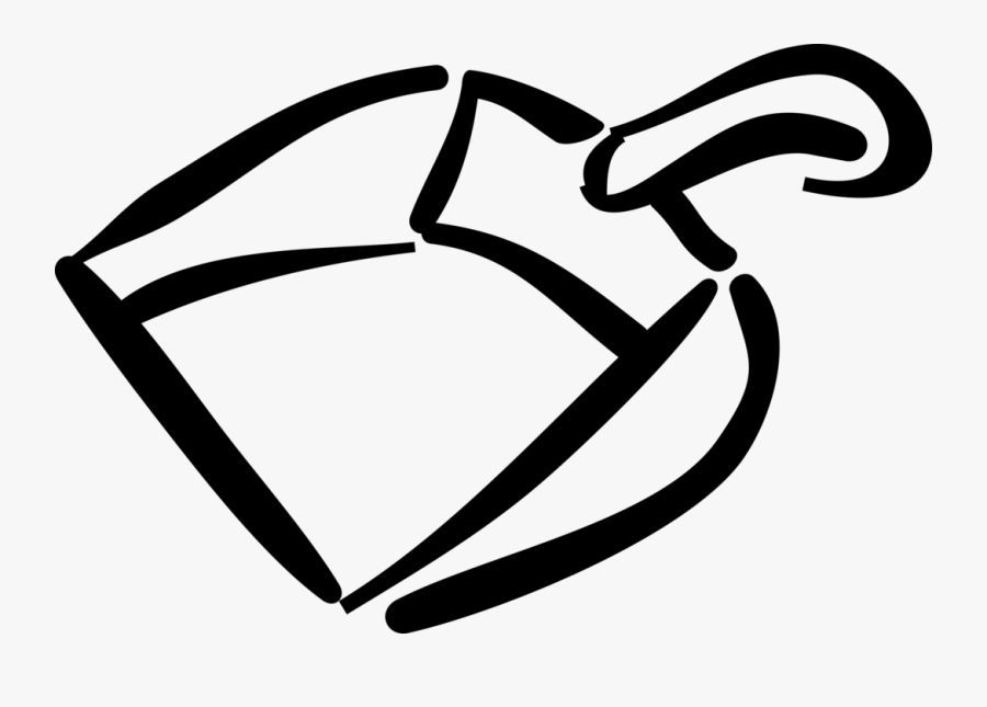 Vector Illustration Of Dustpan Cleaning Utensil For, Transparent Clipart