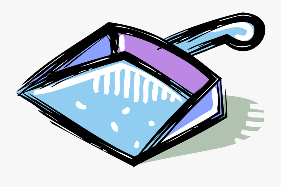 Vector Illustration Of Dustpan Cleaning Utensil For, Transparent Clipart