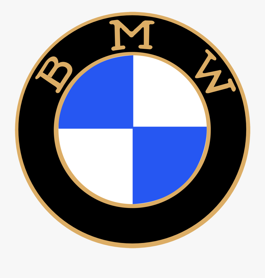 Bmw Logo Cliparts - Bmw Logo Gold, Transparent Clipart