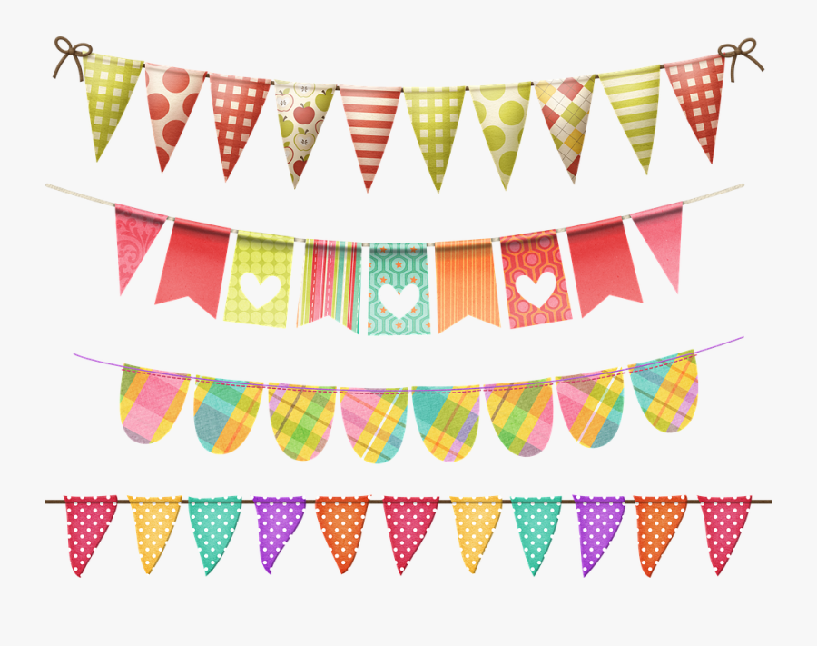 Bunting, Banners, Decoration, Party, Celebration - Flag, Transparent Clipart