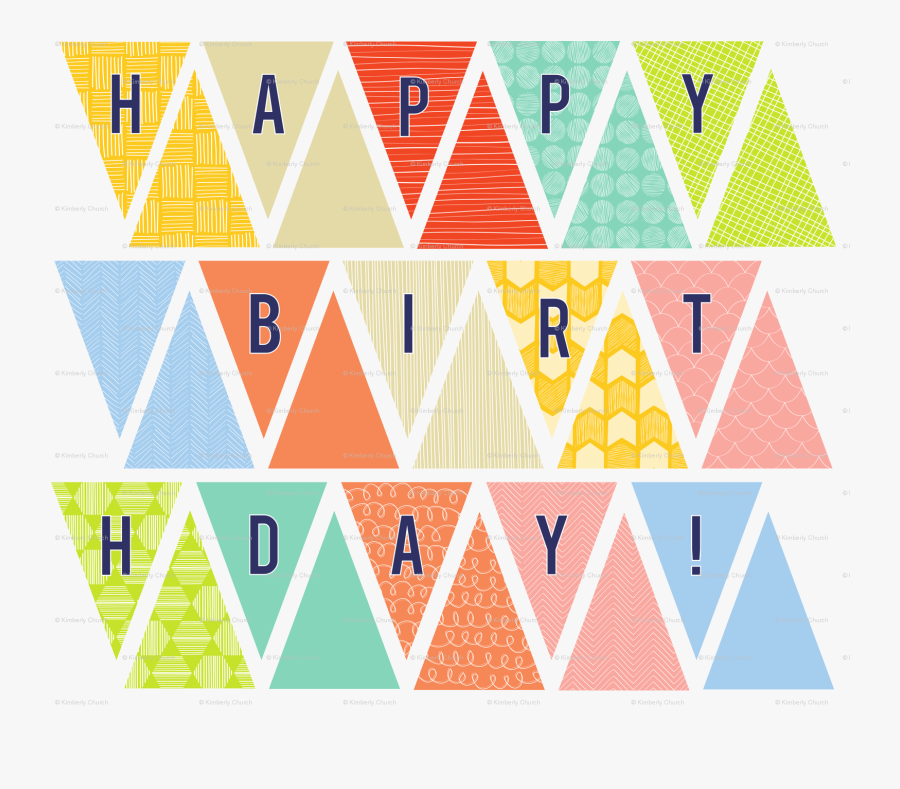 Vertical Vector Bunting Design - Triangle, Transparent Clipart