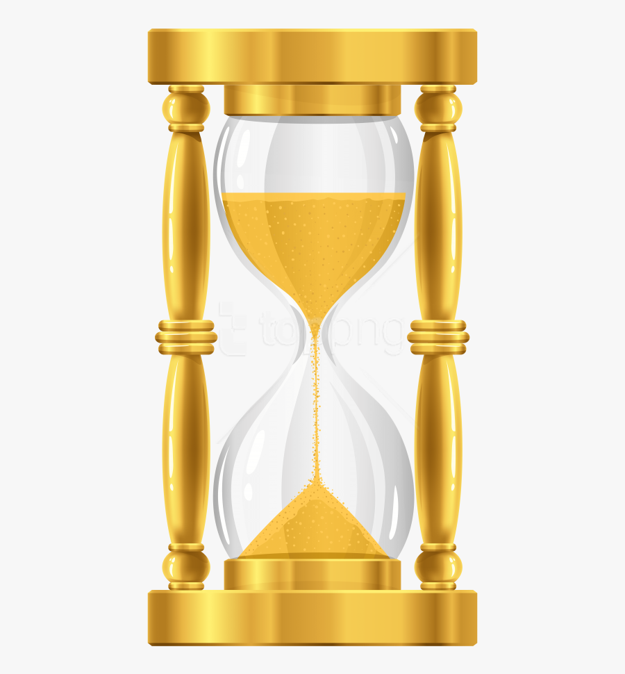 Sand Clock Png - Gold Sand Clock Png, Transparent Clipart