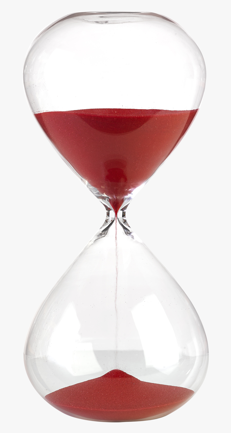 Reloj De Arena Rojo, Transparent Clipart