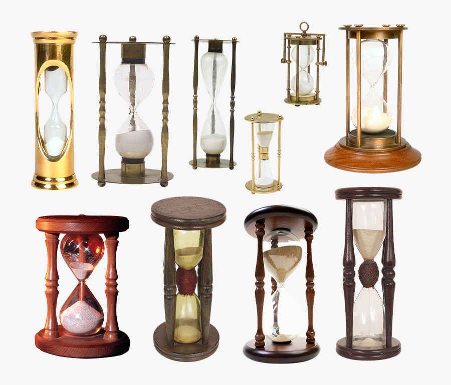 Hourglass, Time, Sand, Clock, Flask, Glass - Sand Flask, Transparent Clipart
