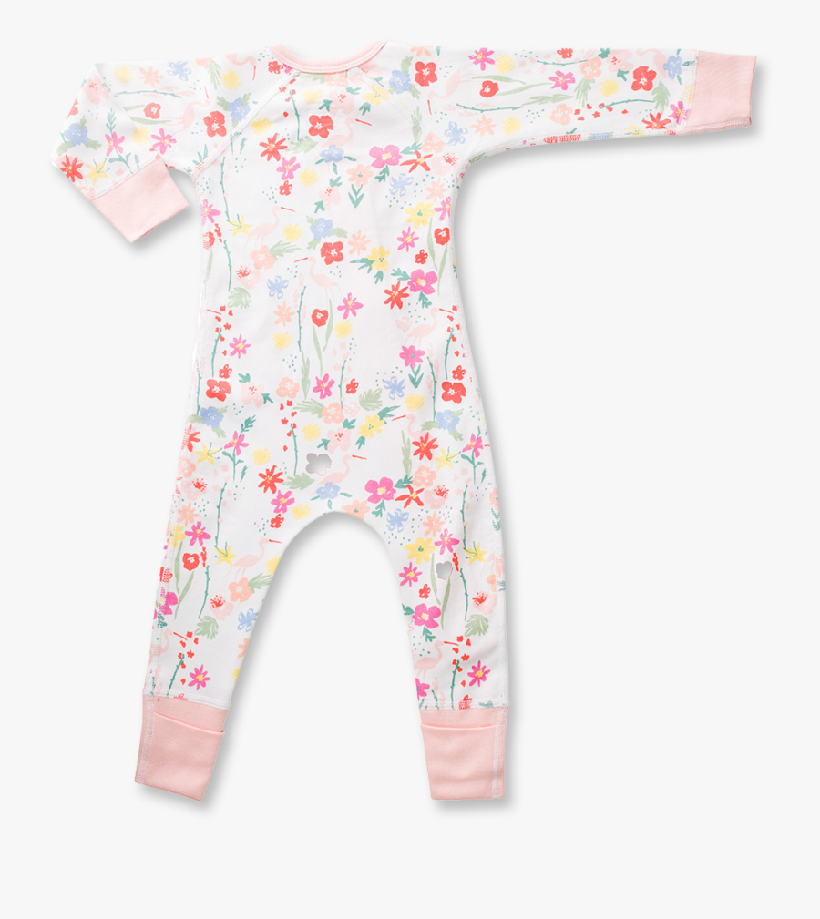 Floral Zip Romper By Sapling - Pattern, Transparent Clipart