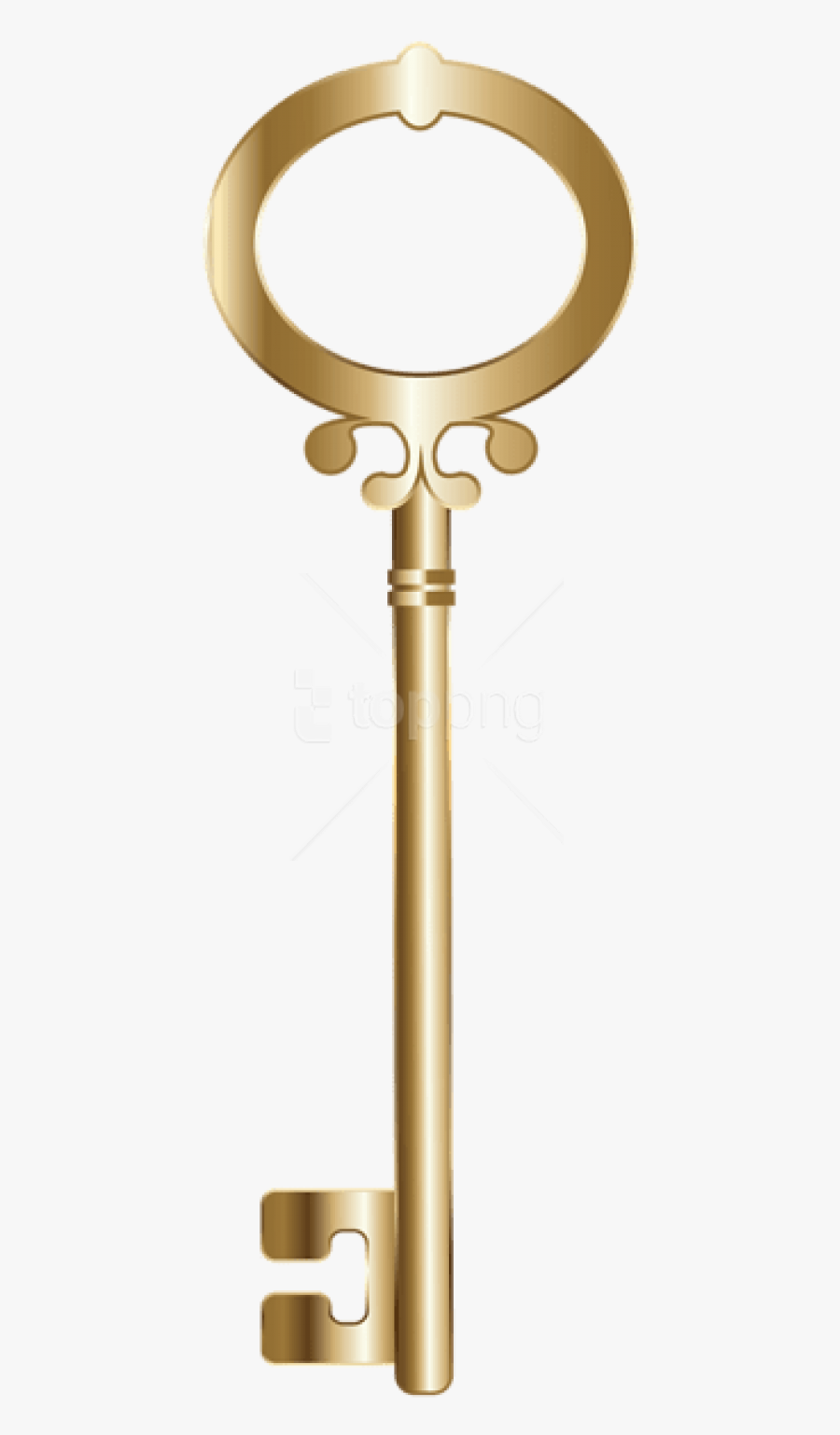 Gold Key Png - Transparent Gold Key, Transparent Clipart