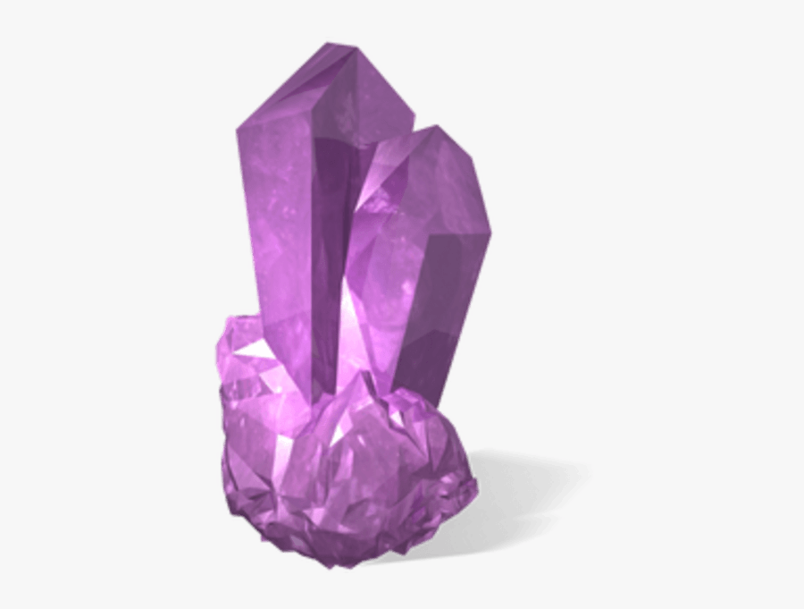 Crystal Stone Clipart - Amethyst Icon, Transparent Clipart