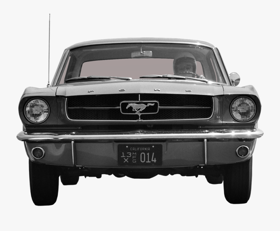 Vector Mustang Vintage - Ford Mustang 1964, Transparent Clipart