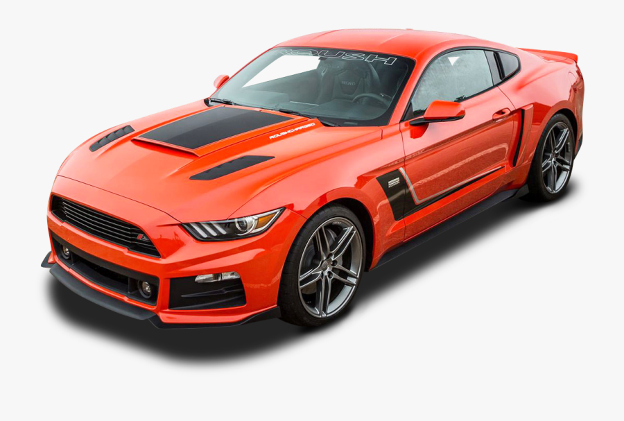 Orange Roush Stage 3 Mustang Car Png Image - 2015 Orange Roush Mustang, Transparent Clipart
