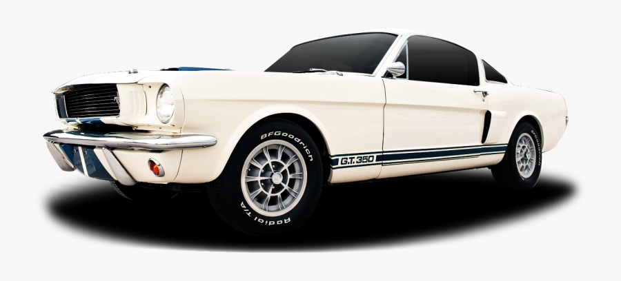 Transparent Mustang Car Png - Shelby Mustang Gt350 1966, Transparent Clipart