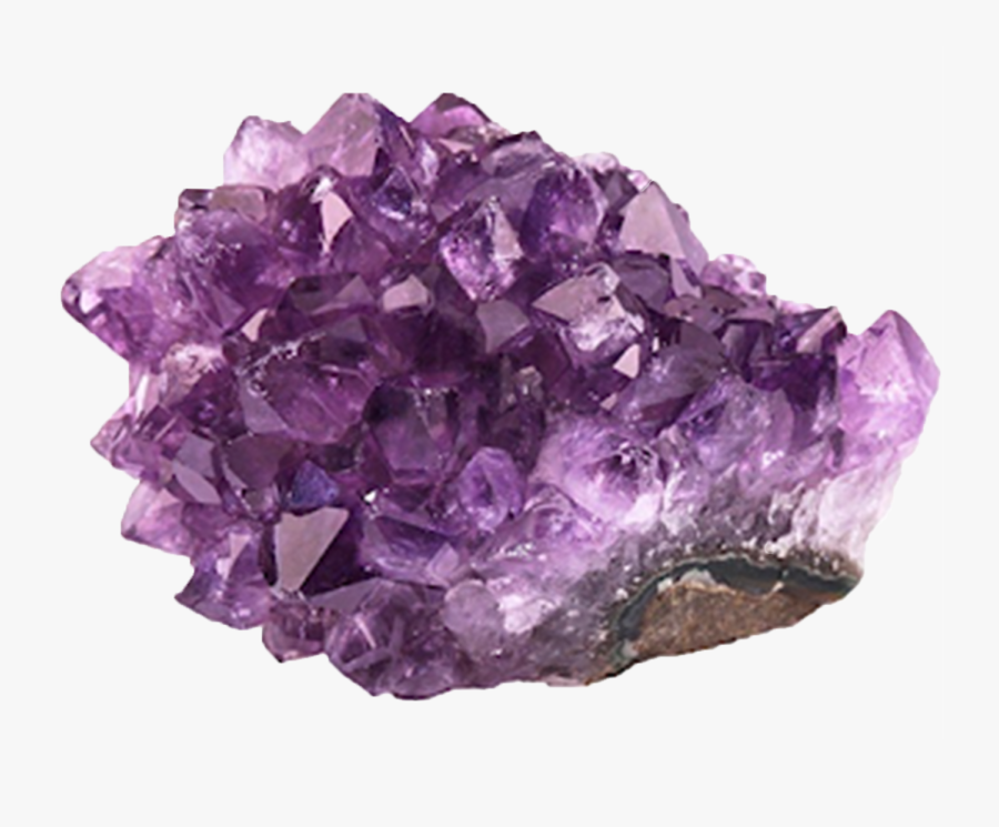 Transparent Purple Crystal Png - Amethyst Quartz Natural Gemstone, Transparent Clipart