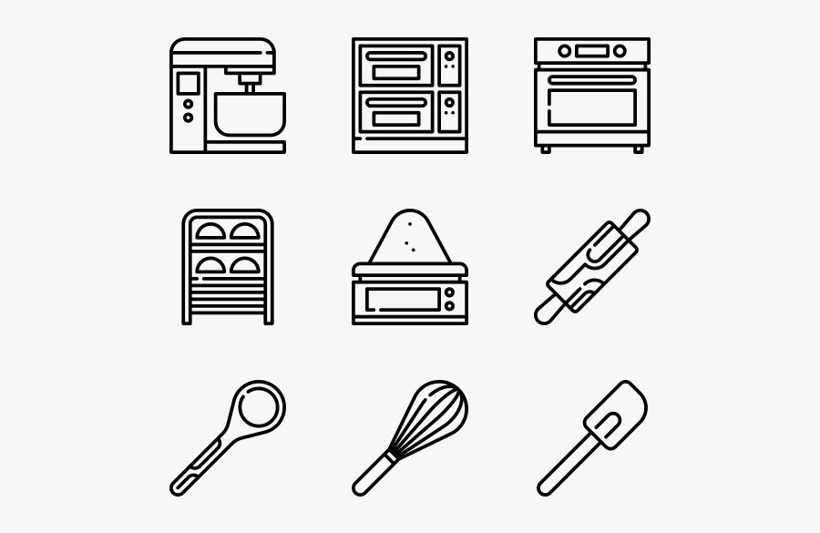Bakery - Contract Vector Icon, Transparent Clipart