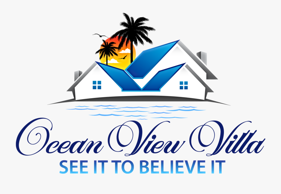 Ocean View Villa - Real Estate, Transparent Clipart