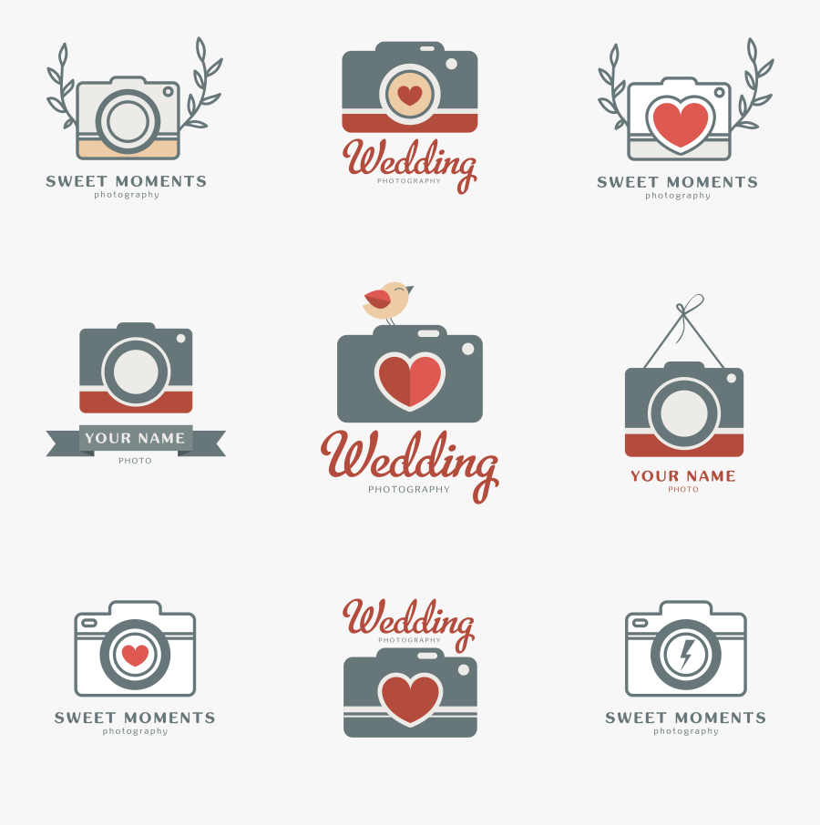 Logo Photography Camera Heart-shaped Illustration Hd - Camera Studio Logo Png, Transparent Clipart