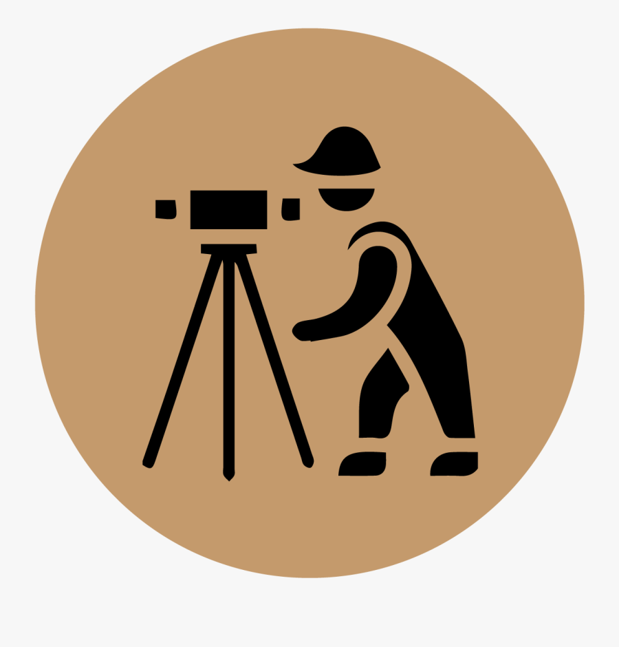 Camera Clipart Kawaii - Land Surveyor Clipart, Transparent Clipart