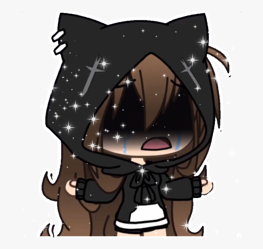 #sad #crying #girl #gacha #gachalife #oc #freetoedit - Gacha Life Gacha Png, Transparent Clipart