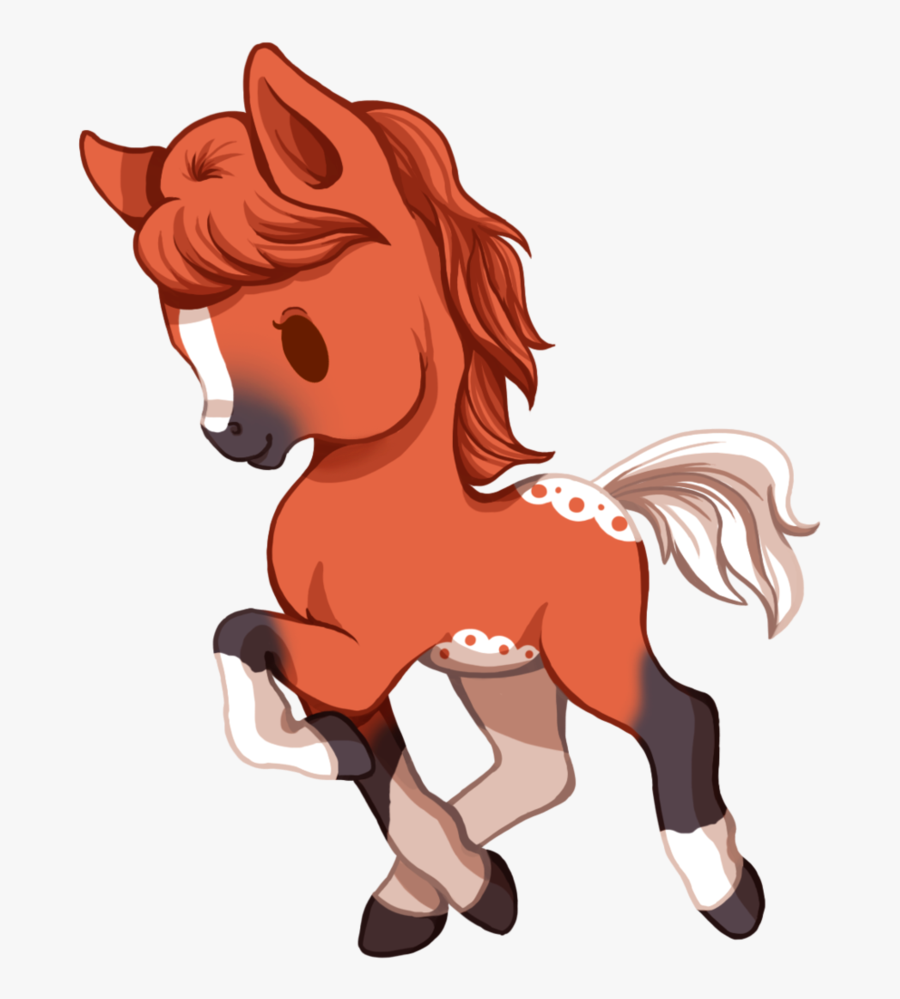 Anime Cute Horse Drawing, Transparent Clipart