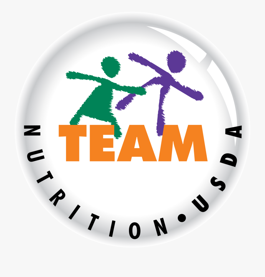 Team Nutrition Usda Logo, Transparent Clipart