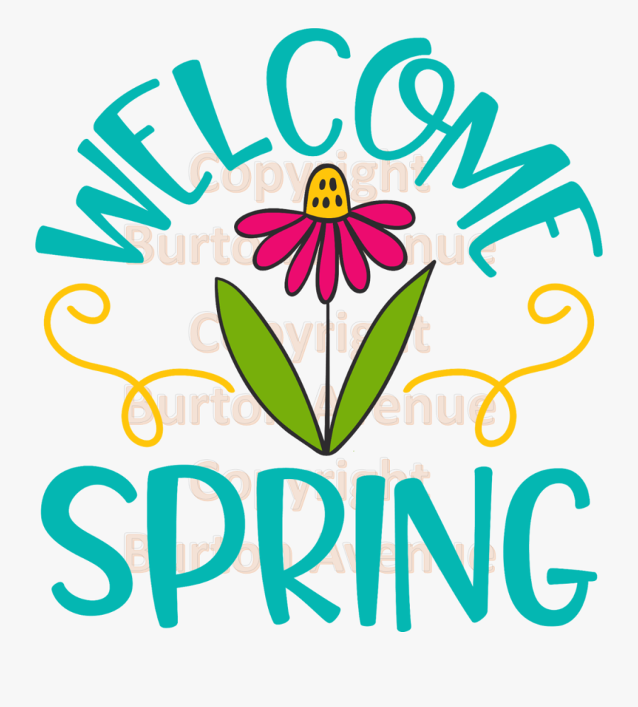 Welcome Spring, Transparent Clipart