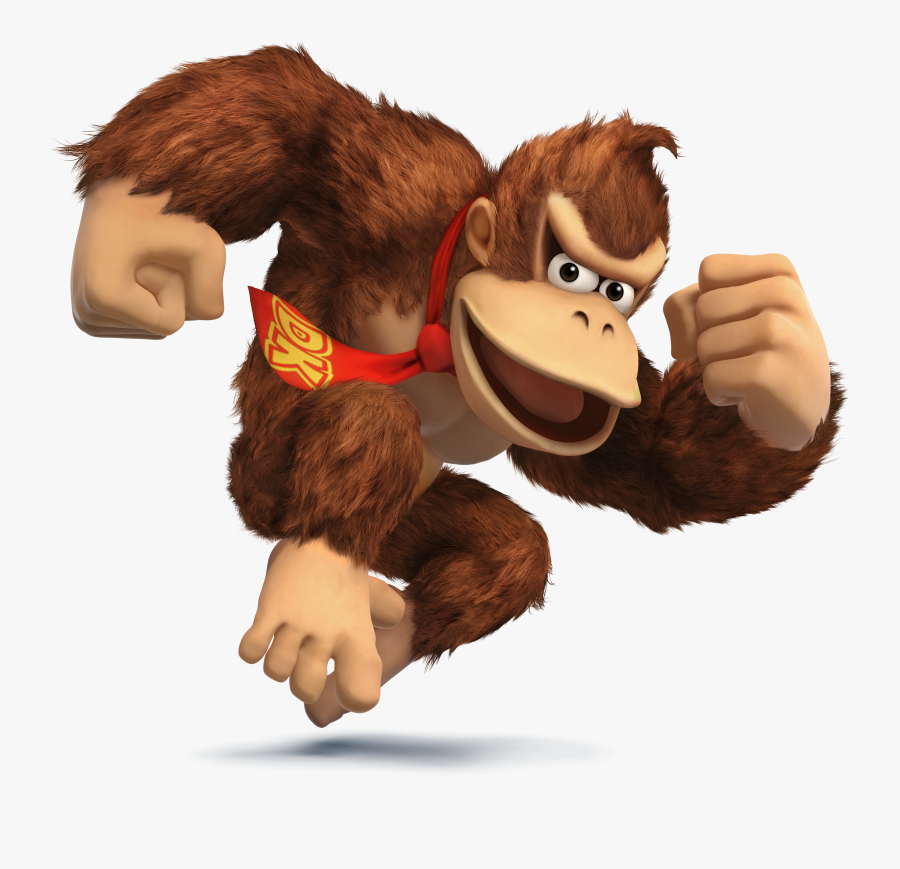 Amazing Donkey Kong Clip Art Illustration - Super Smash Bros. For Nintendo 3ds And Wii U, Transparent Clipart