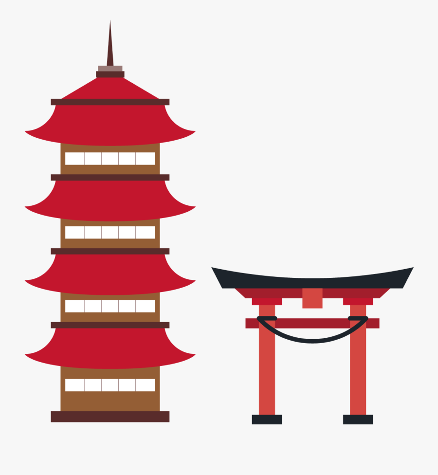 Japan Shinto Shrine Template Icon - Japan Clipart Png, Transparent Clipart