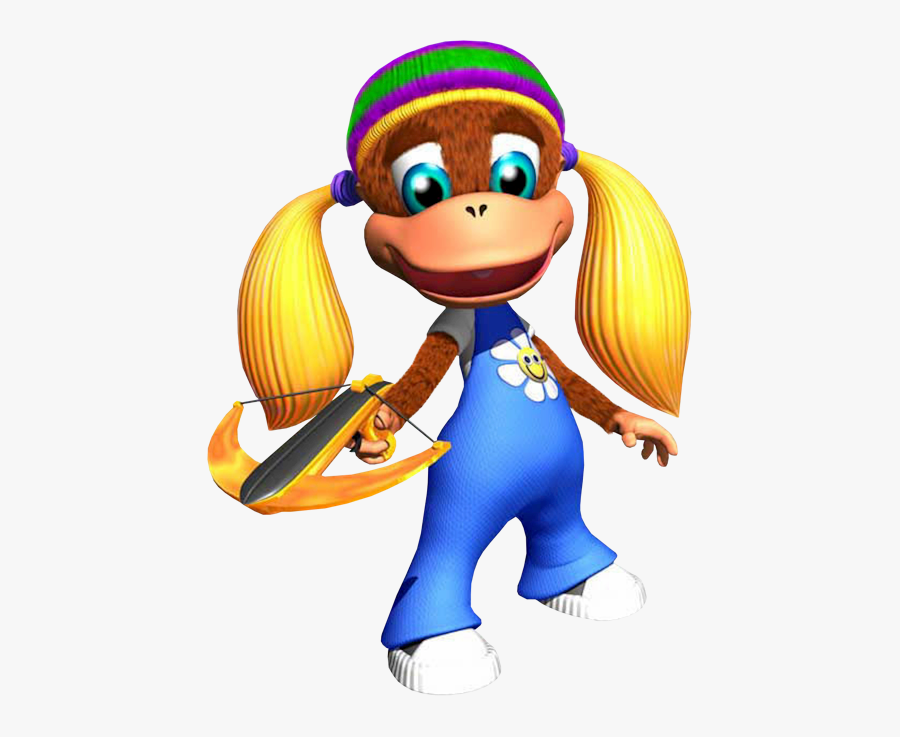 Tiny Kong Art - Donkey Kong Tiny Kong, Transparent Clipart