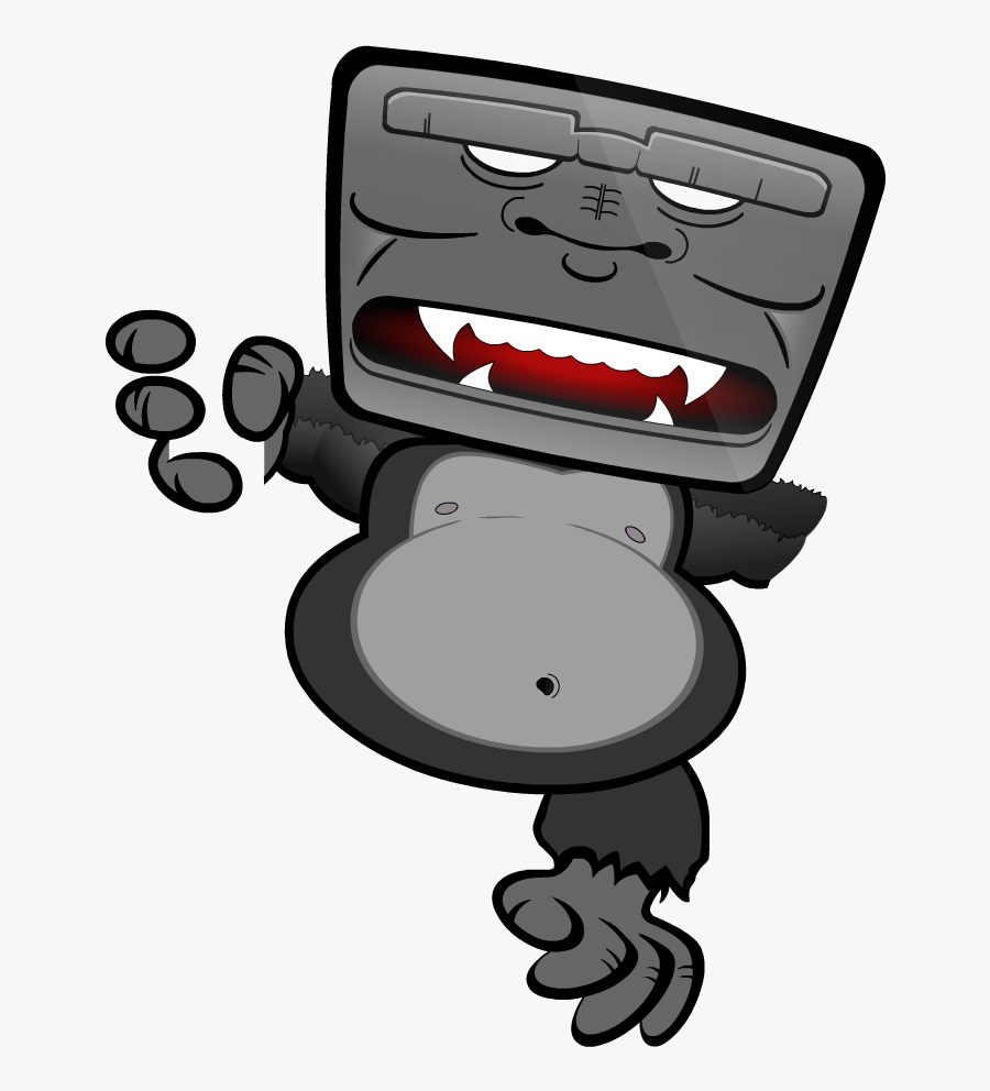 King Kong Body - Cartoon, Transparent Clipart