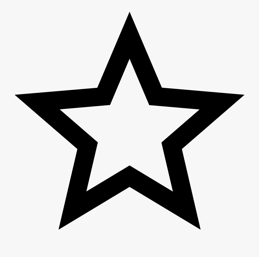 Star Outline Download Clipart - Star Outline, Transparent Clipart