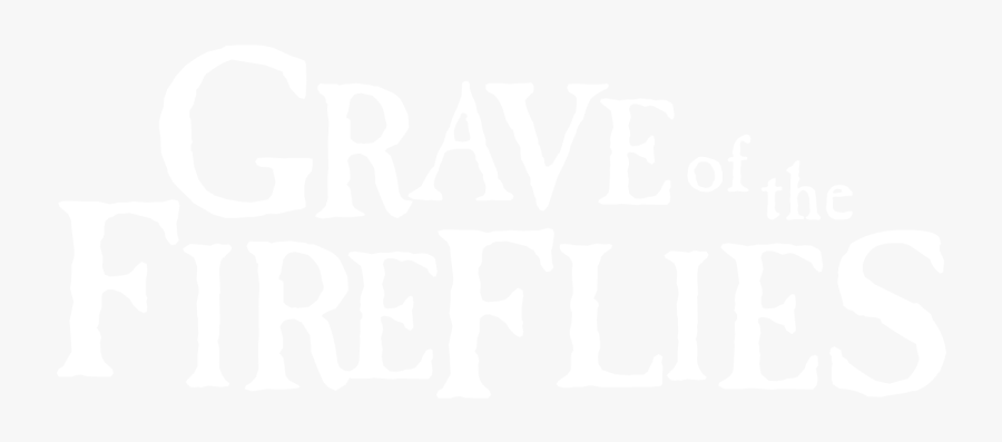 Transparent Grave Png - Grave Of The Fireflies Logo, Transparent Clipart
