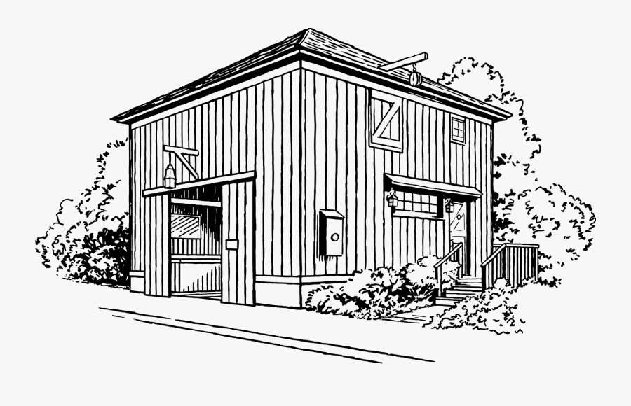 Barn - House - House, Transparent Clipart