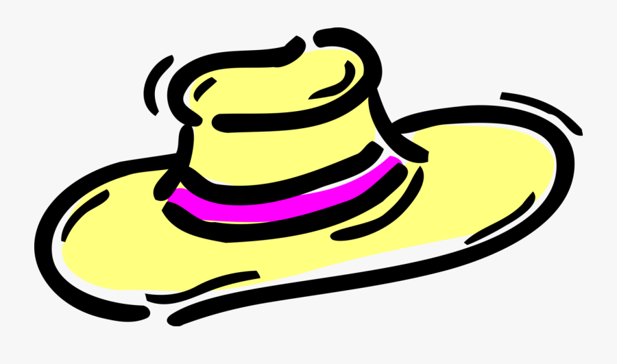 Hat Vector Wide Brim Clipart , Png Download, Transparent Clipart