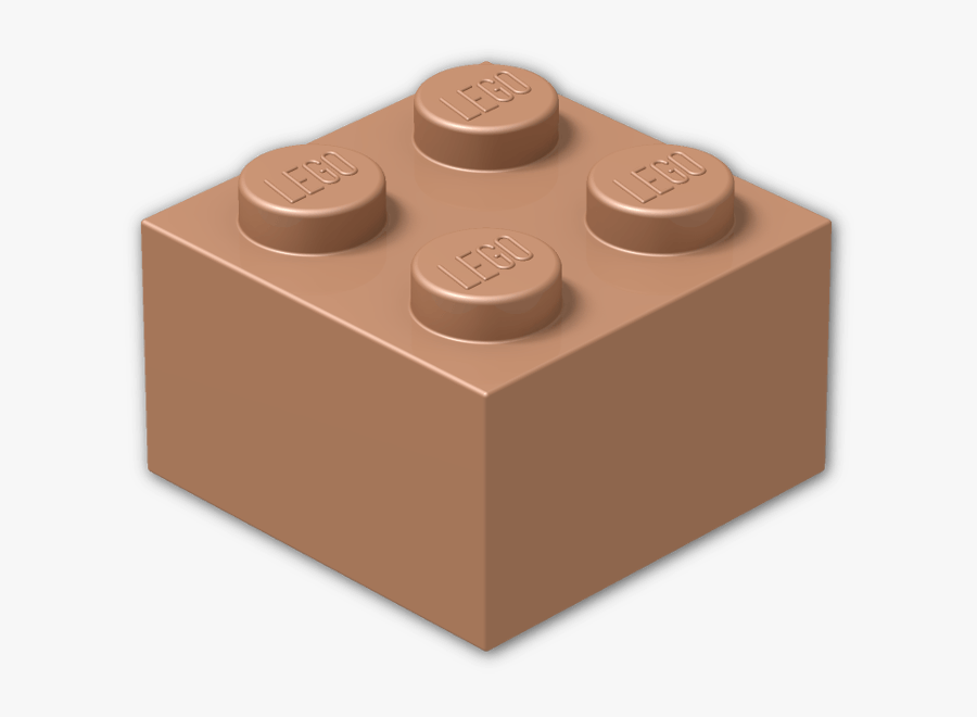 Lego Color Copper - Orange Lego Brick Png, Transparent Clipart