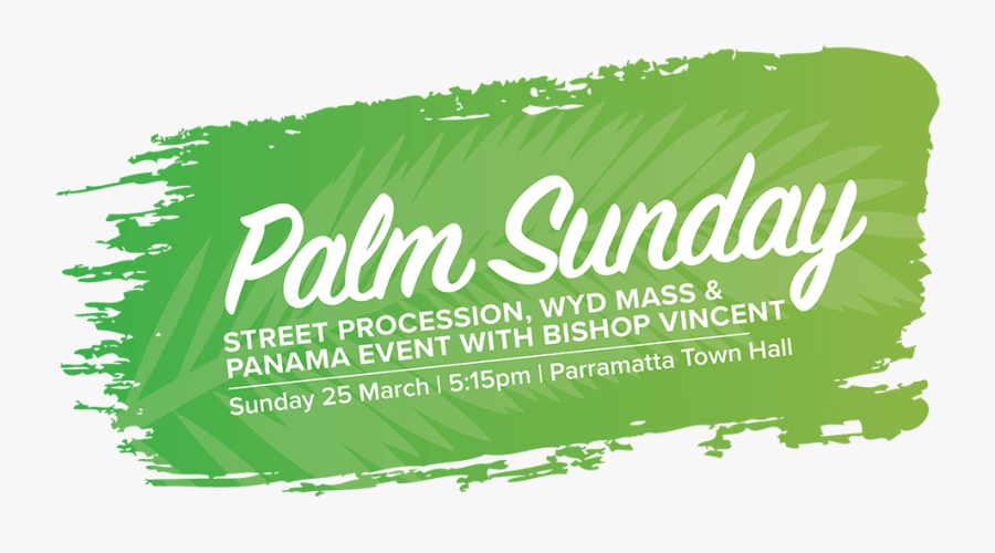 Palm Sunday Png - Graphic Design, Transparent Clipart