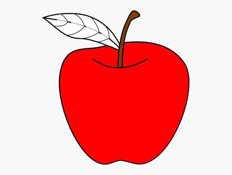 Red Apple Clipart, Transparent Clipart