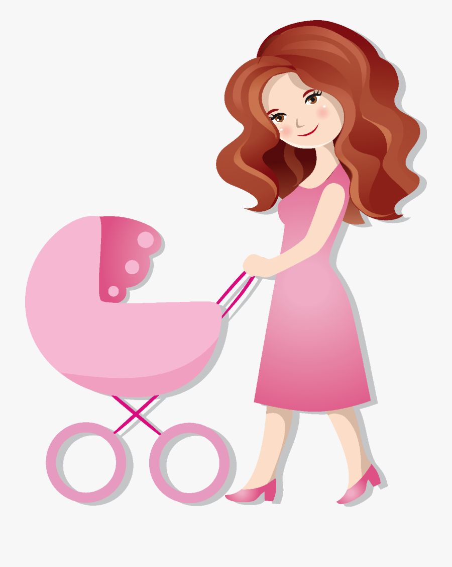 Para Baby Shower Png - Cartoon Photos Of Mother, Transparent Clipart