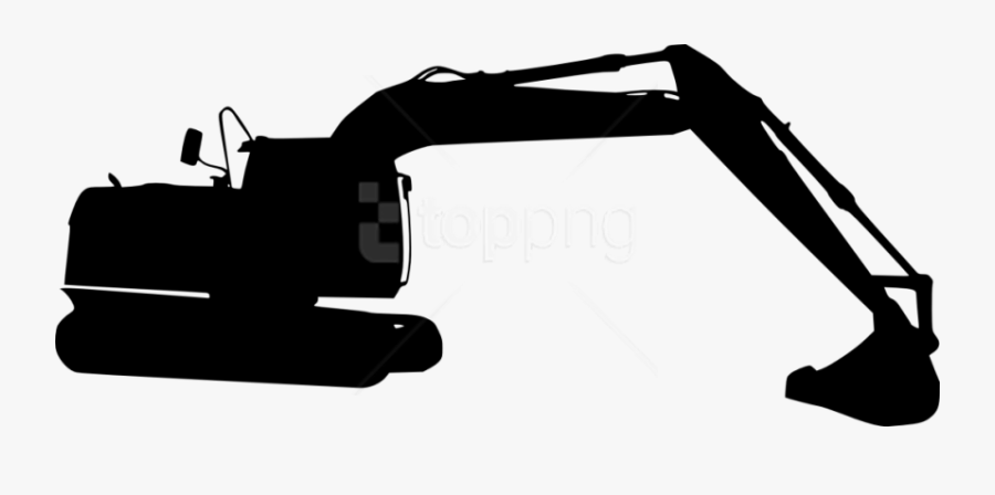 Free Png Excavator Silhouette Png Images Transparent - Transparent Excavator Silhouette, Transparent Clipart