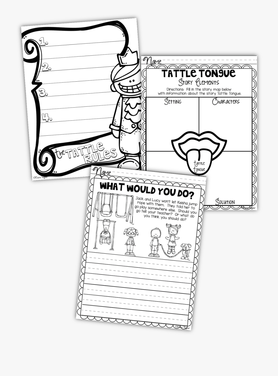 Base Case Of The Tattle Tongue Activities, Transparent Clipart