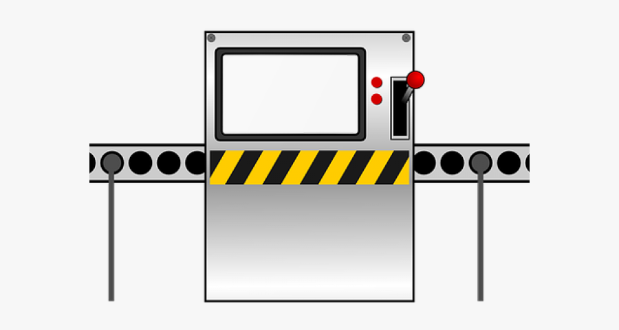 Conveyor Belt Machine Clipart, Transparent Clipart